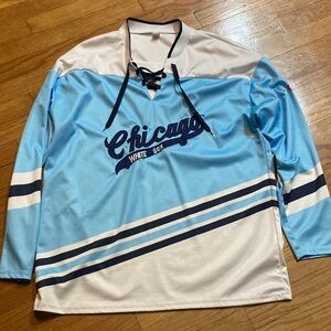 Chicago White Sox Light Blue Hockey Jersey stadium giveaway xl